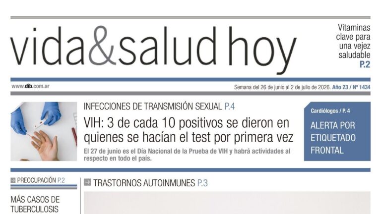 Portada del suplemento Vida y Salud