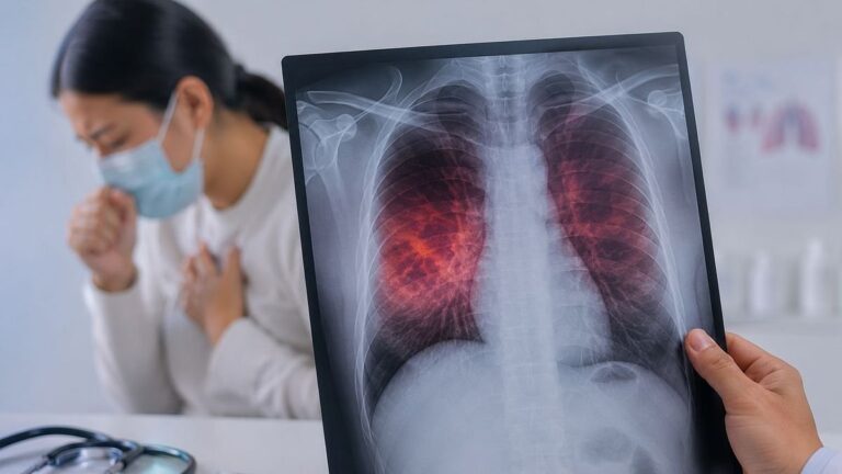 Gráfico de aumento de casos de tuberculosis en Argentina entre 2020 y 2026