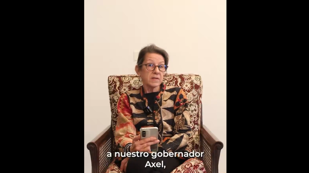 Virginia Mones Ruiz en video de agradecimiento