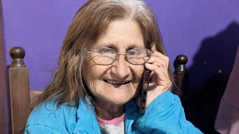 Fotografía de Victoria Modesta Aguirre, mujer de 79 años desaparecida en Berazategui
