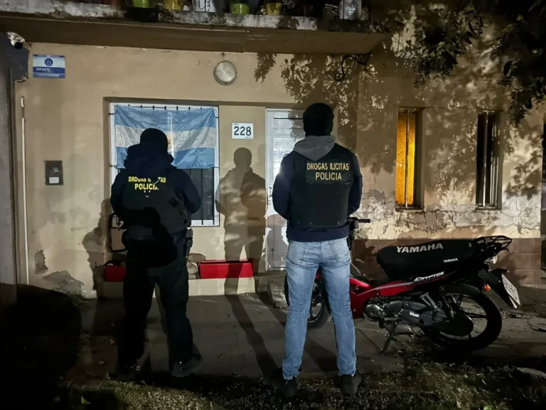 Allanamiento policial en Chacabuco