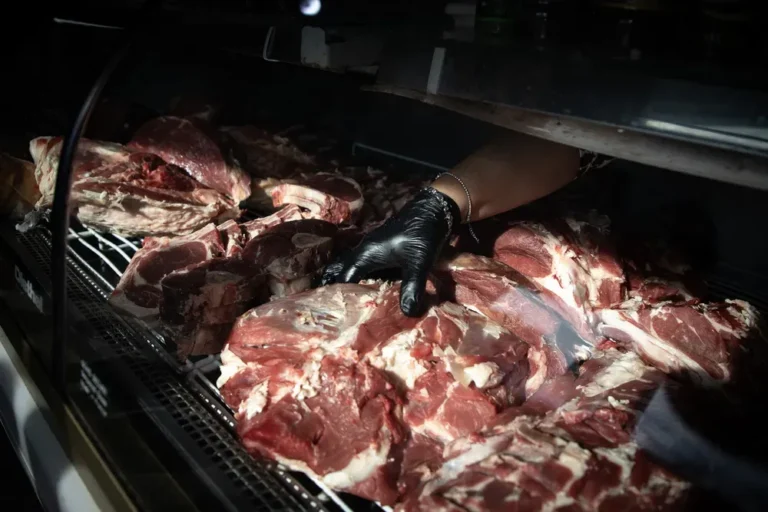 Gráfico de caída del consumo de carne vacuna en el primer semestre de 2026