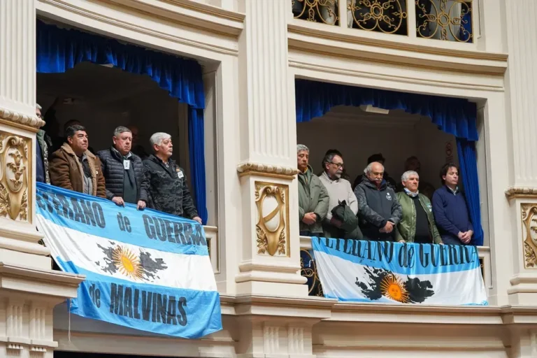 Sesión de la Cámara de Diputados bonaerense con veteranos de Malvinas en las tribunas