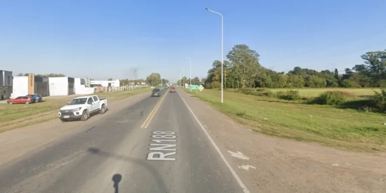Cruce de Ruta 188 y avenida Rivadavia en Junín
