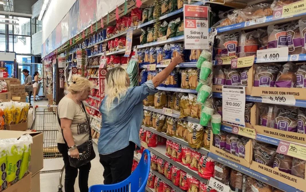 Gráfico de inflación en Argentina