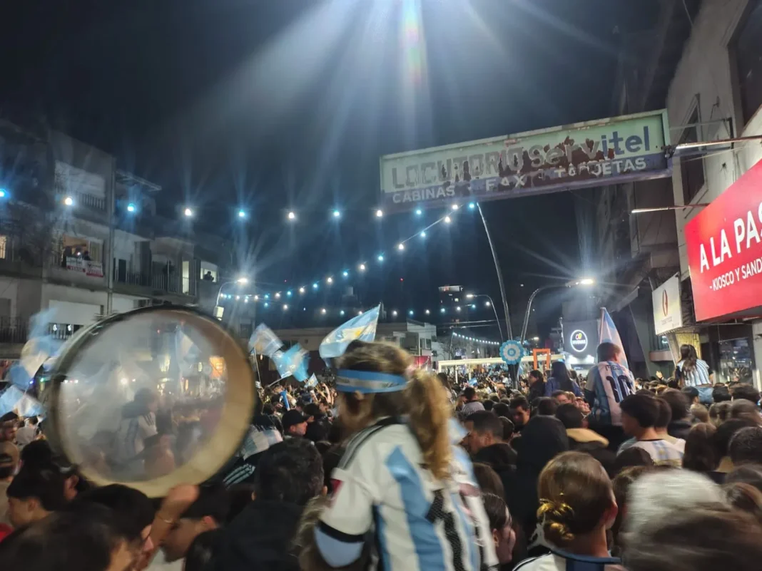 Festejos en Junín por el pase de Argentina a la final del Mundial 2026