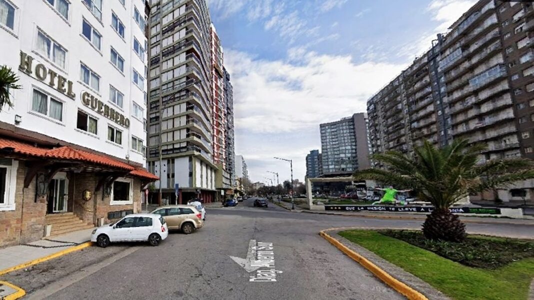 Edificio en Diagonal Alberdi al 2300 de Mar del Plata donde fueron hallados los cuerpos de dos jubilados