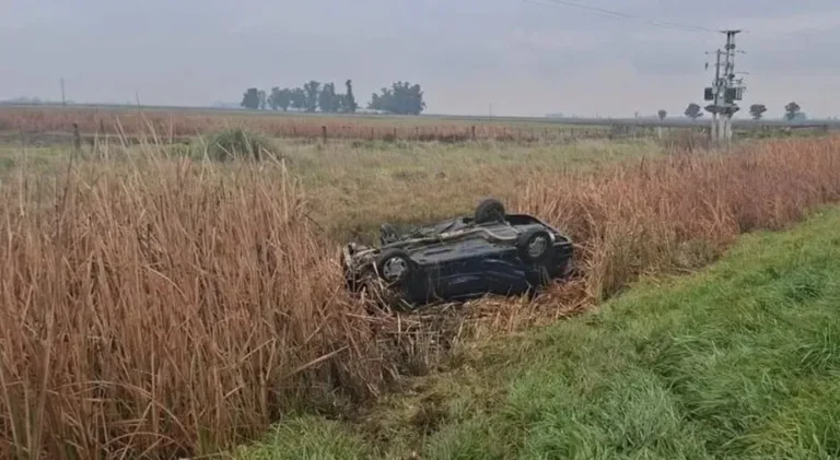 Choque múltiple en la Ruta 5, kilómetro 350, Pehuajó