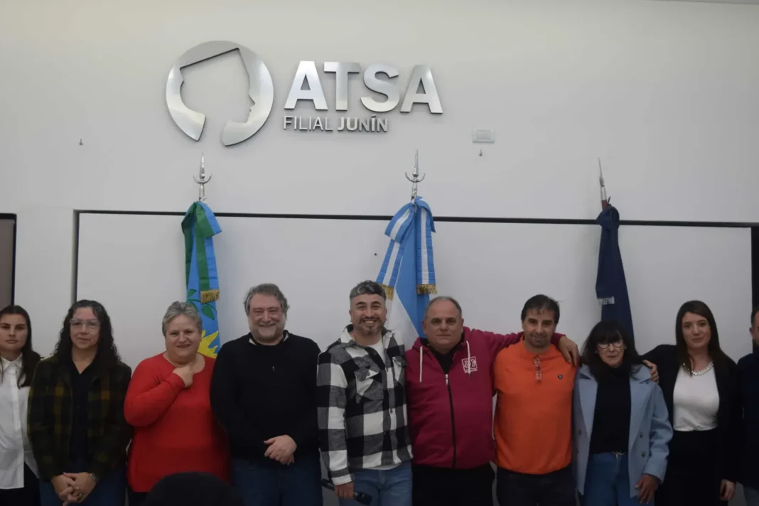 Acto de asunción de la nueva conducción de ATSA Junín