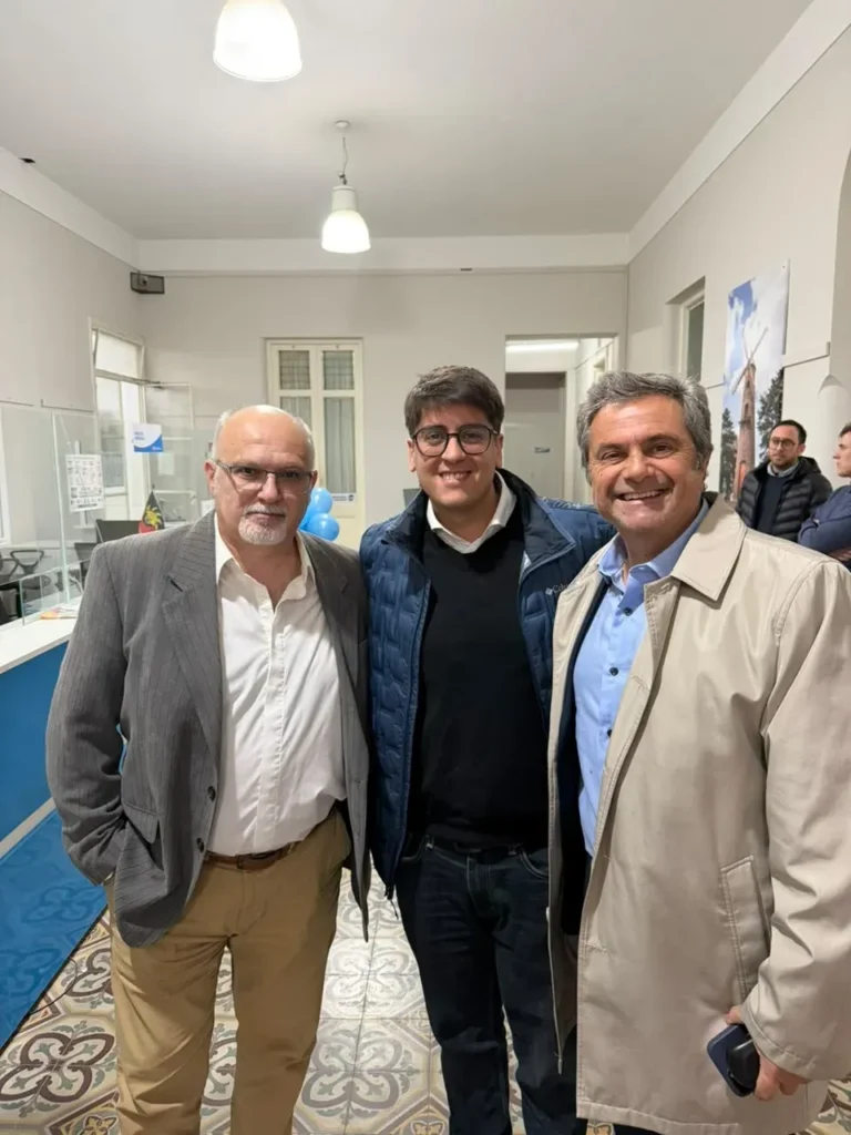 Reunión del Colegio de Martilleros con Carlos Bianco en Chacabuco