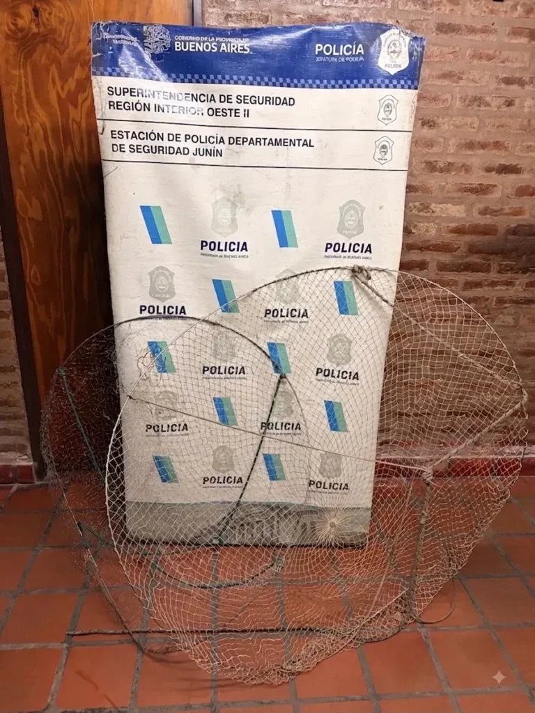 Operativo policial en la Laguna de Gómez contra la pesca furtiva