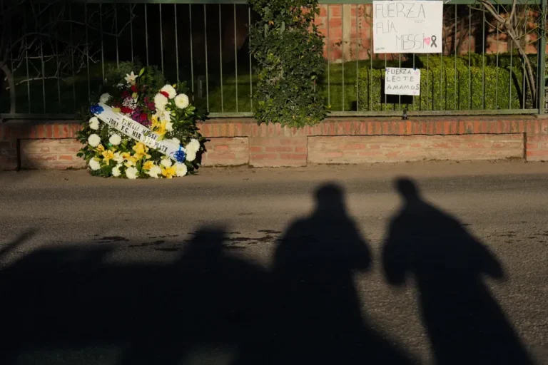 Cementerio privado El Prado en Pérez, Santa Fe, donde se realizó el velatorio de Jorge Messi