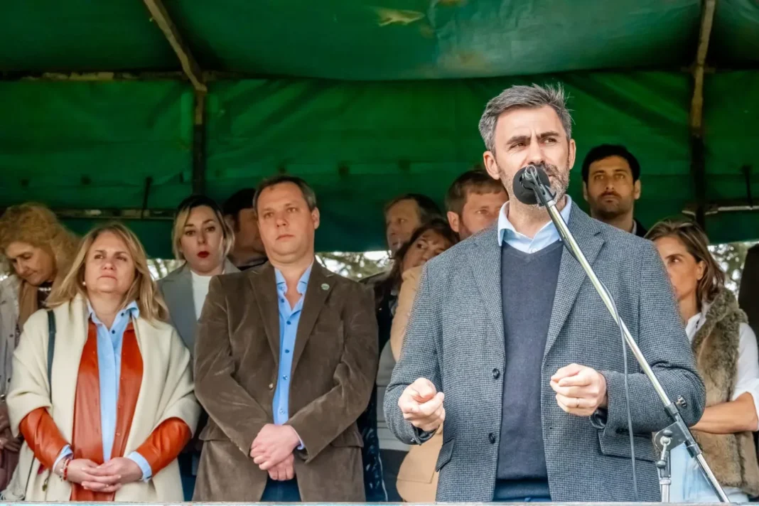 Intendente Juan Fiorini en la inauguración de Expo Junín 2026