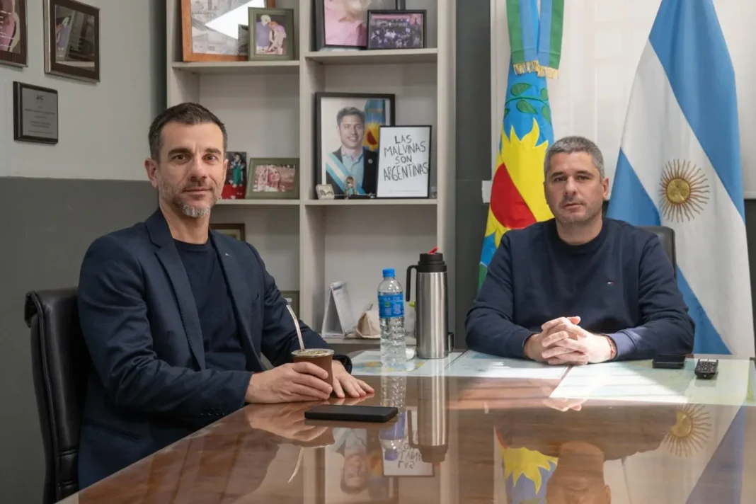 Reunión entre Pablo Petrecca y Roberto Caggiano