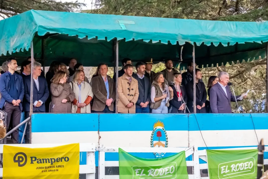 Hernán Guibelalde durante la inauguración de la 79ª ExpoJunín