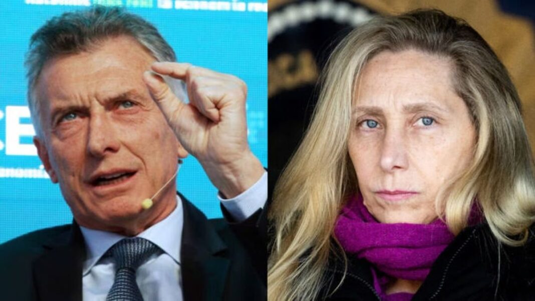 Karina Milei y Mauricio Macri en una reunión política