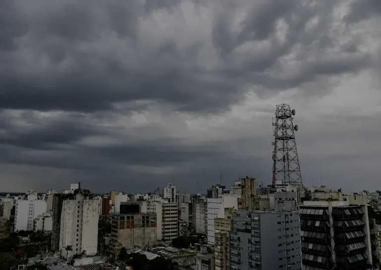 Lluvia en la ciudad de Buenos Aires