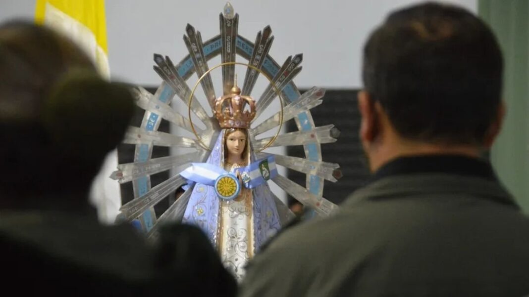Peregrinación de Veteranos de Malvinas en Luján