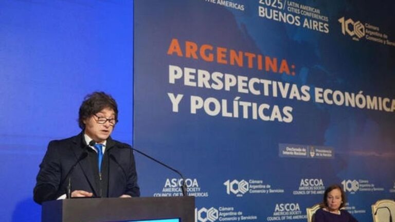 Presidente Javier Milei en el Council of the Americas