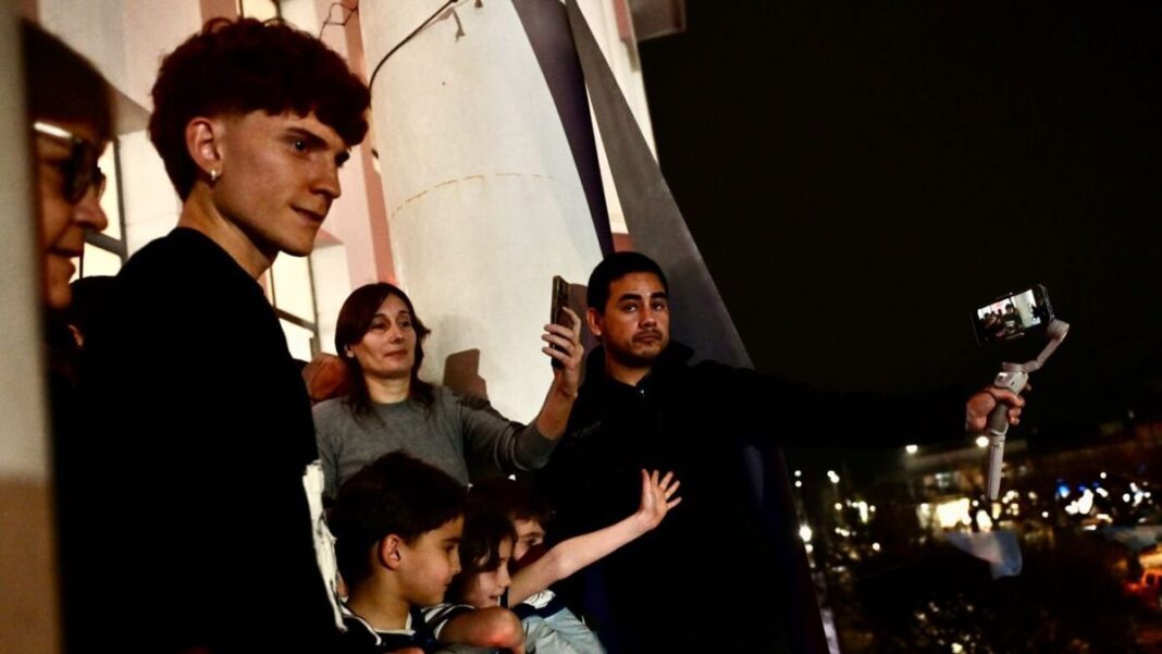 Valentín Barco con el intendente de 25 de Mayo, Ramiro Egüen