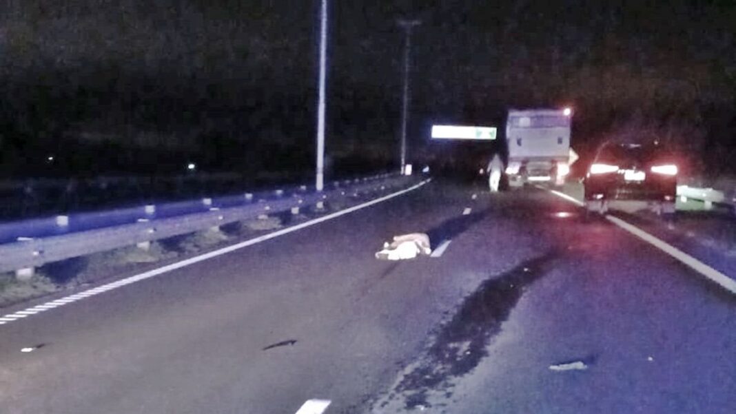 Autopista Luján – Junín (Ruta Nacional 7) a la altura del kilómetro 72,5