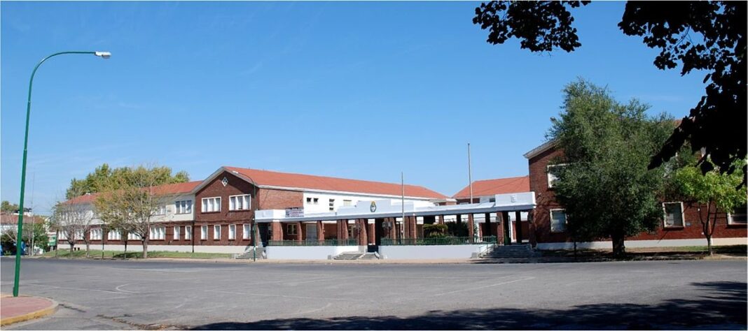 Docentes en una movilización durante el paro en Junín
