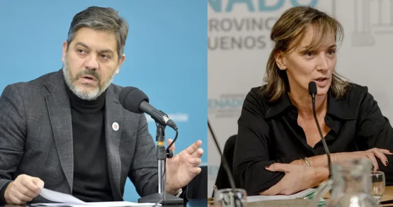 Reunión entre Carlos Bianco y Malena Galmarini sobre reelección de intendentes