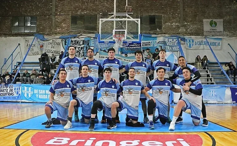 Partido de básquet entre San Martín y Colón de Chivilcoy