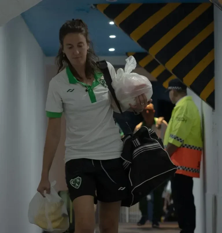 Sara Vozzi, nutricionista del Club Atlético Sarmiento