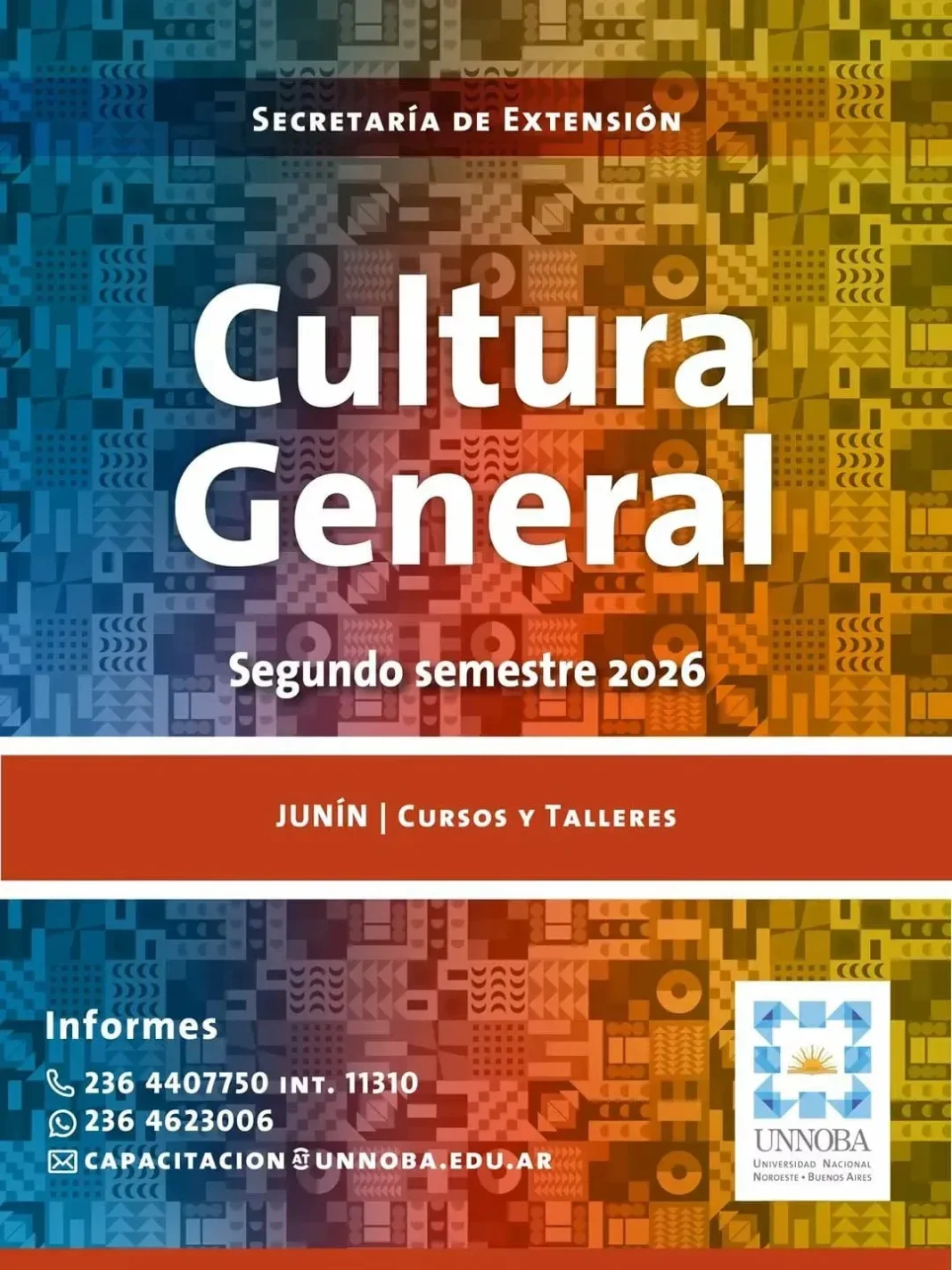 Cursos y talleres de cultura general de la UNNOBA