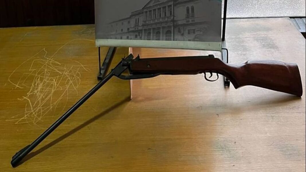 Rifle de aire comprimido secuestrado en Coronel Pringles