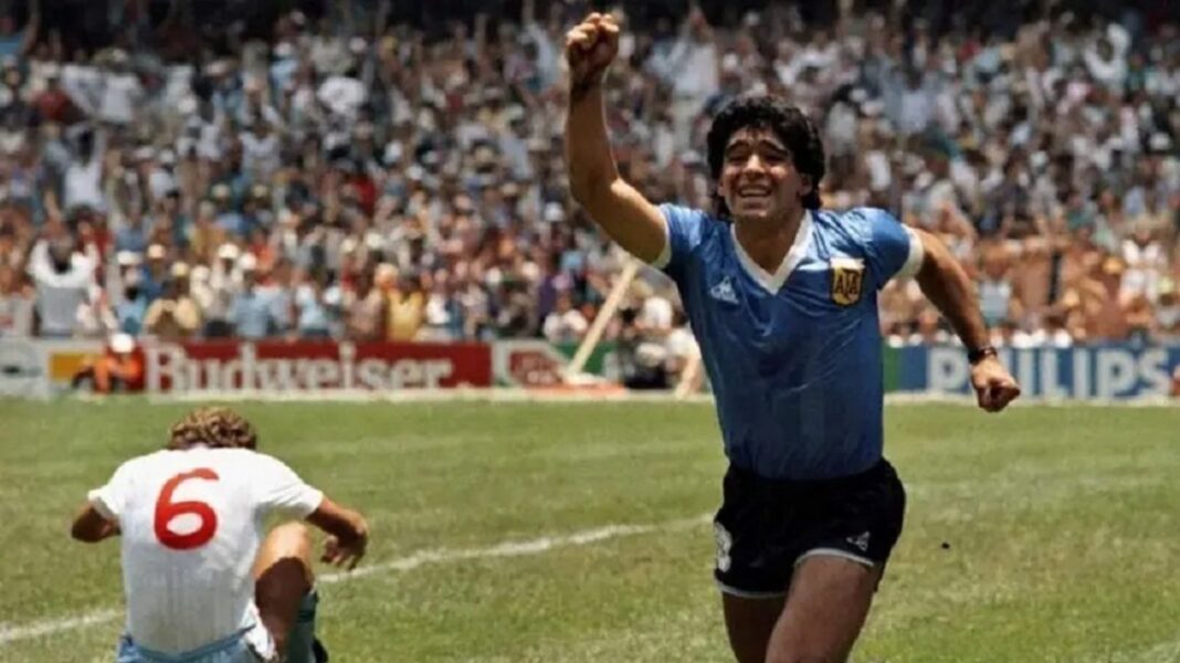Escena del documental El Partido sobre el partido Argentina-Inglaterra de 1986