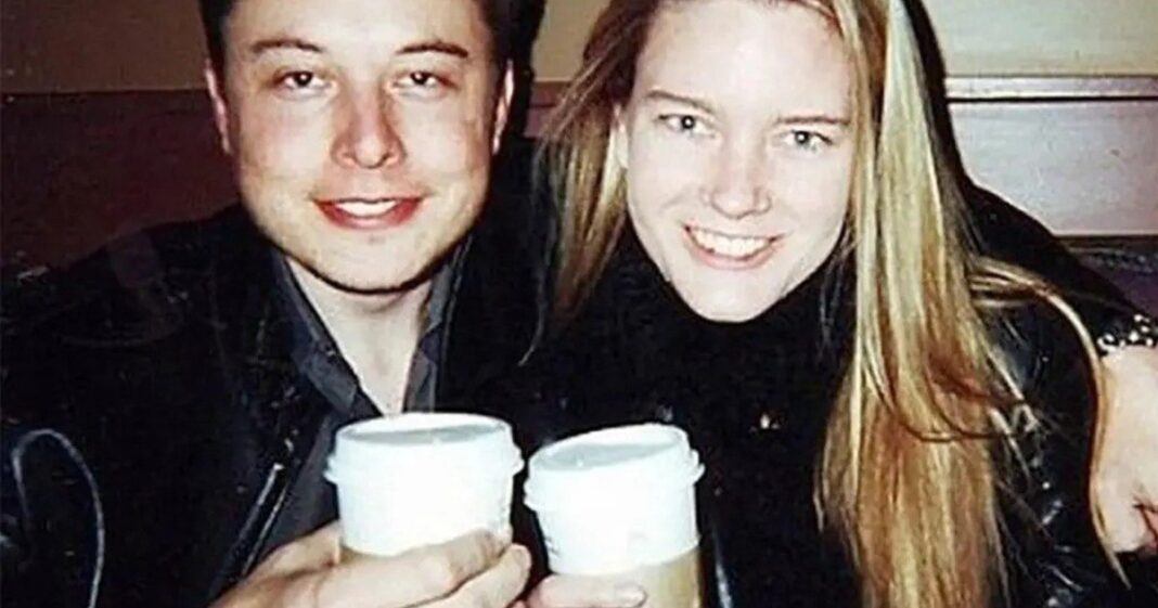 Justine Wilson y Elon Musk en un evento público
