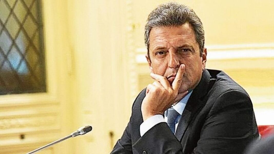 Sergio Massa durante un acto del peronismo en Córdoba