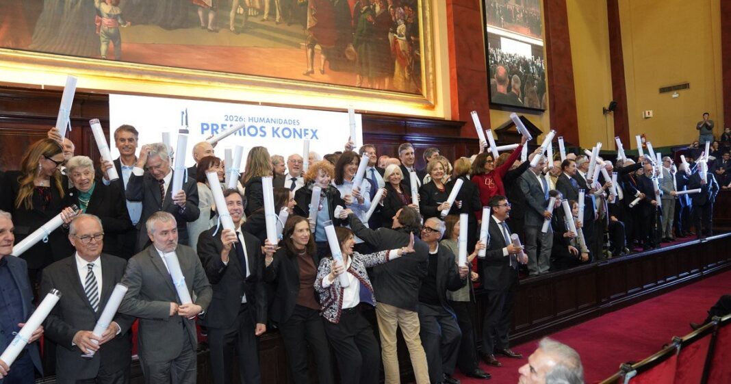 Premios Konex 2026 en el Salón de Actos de la Facultad de Derecho de la UBA