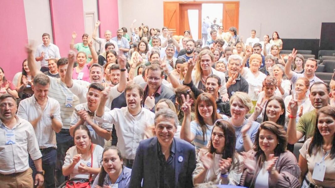 Sergio Massa durante un encuentro del Frente Renovador