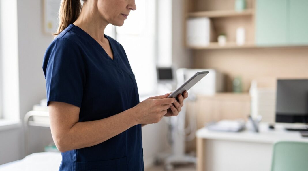 Trabajadores en sectores de salud, energía solar y ciencia de datos en Estados Unidos